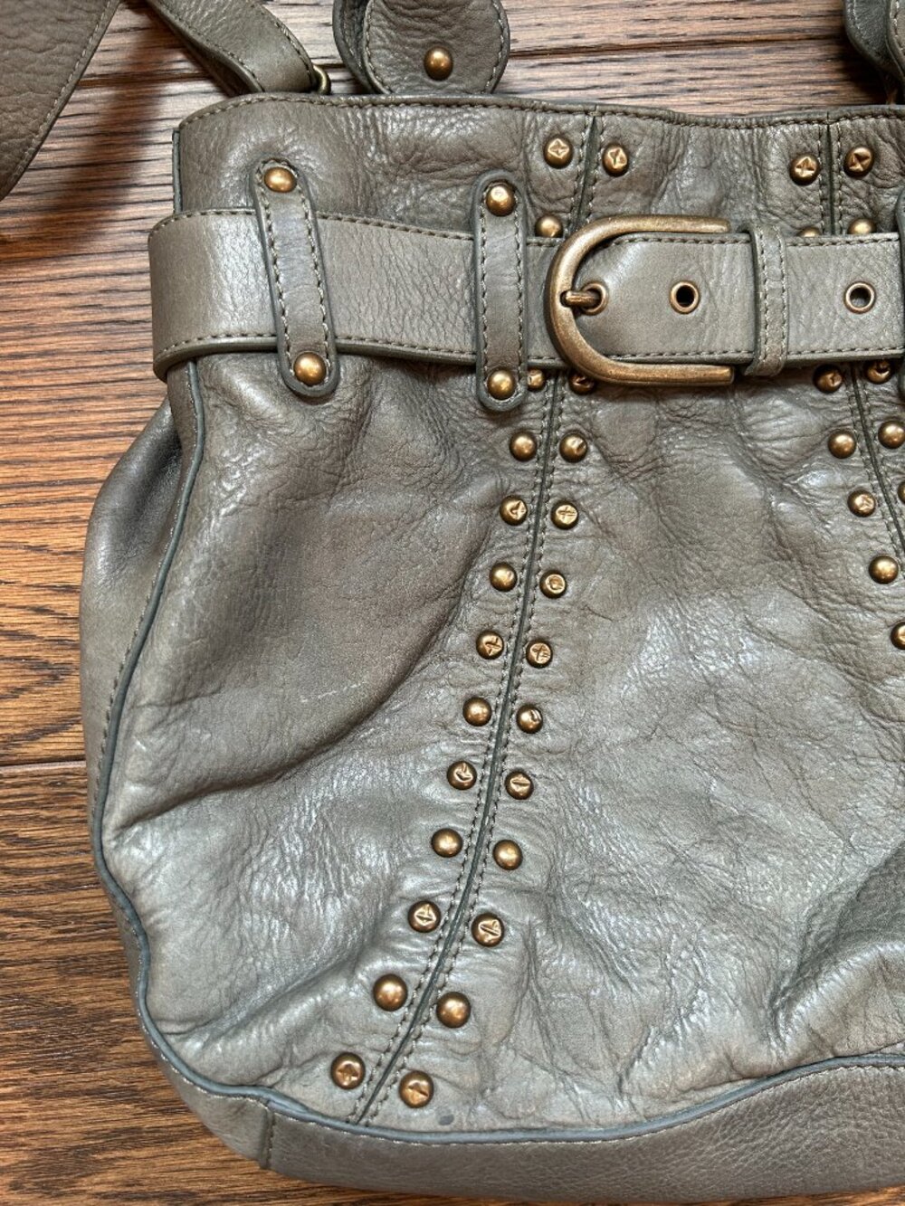 Free People Belted Leather Bag - Sample! Not available online - Picture 4 of 7